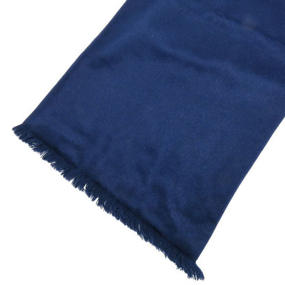 Hermes Scarf Silk Angora Blue Navy Apparel Shawl Fashionable Women Ladies Women