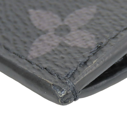 Louis Vuitton Coin Case Coin Card Holder M30271 Monogram Eclipse Taiga Llama