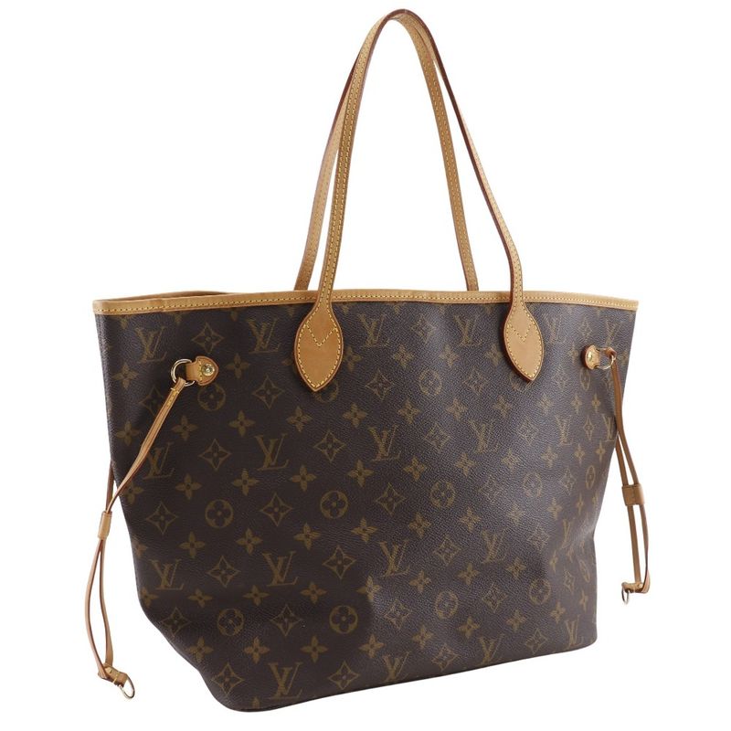 Louis Vuitton Neverfull MM M40156 Monogram Canvas Brown Ar4088 Ladies Tote Bag