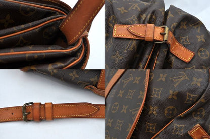 Louis Vuitton Monogram Saumur 35 Shoulder Cross Bag M42254 LV 2314n