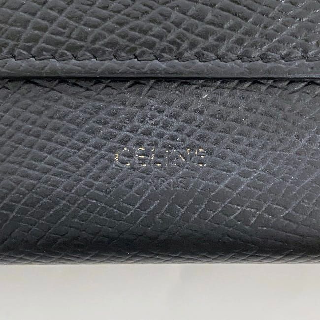 Celine Trifold Wallet Ec22834 Black