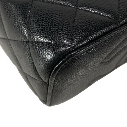 Chanel Vanity Bag Matelasse Ap1341 Black Chain Shoulder/gold Hardware