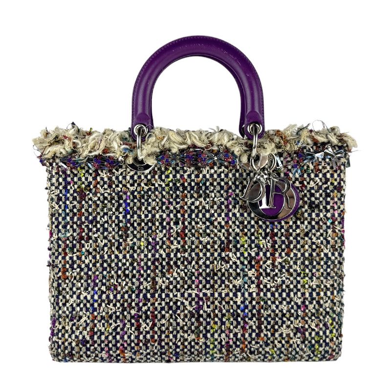 Christian DIOR Shoulder Bag Handbag Lady Dior