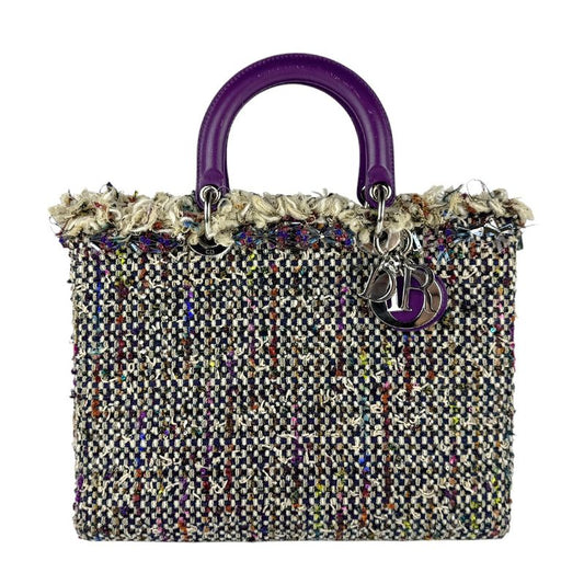 Christian DIOR Shoulder Bag Handbag Lady Dior