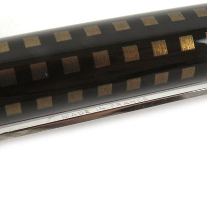 Louis Vuitton N79144 Jetluck Damier Capped Ballpoint Pen Dark Brown Gold With