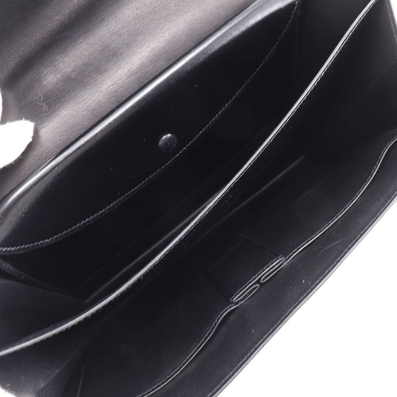 Hermes Vasco Vintage Box Calf Black 0M Ladies Handbag