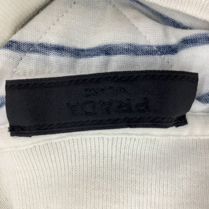 Prada Men's Long Sleeve Cut and Sewn Long T-Shirt Suze XL Blue