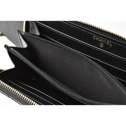 Chanel Chain Wallet Body Bag Long Phone Shoulder Lambskin — view 10