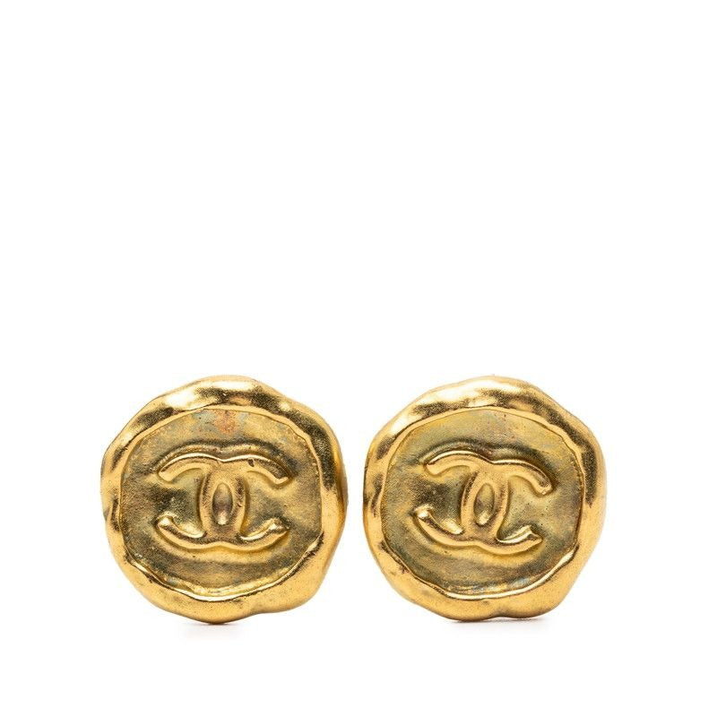 Chanel Vintage CC Logo Gold Plated