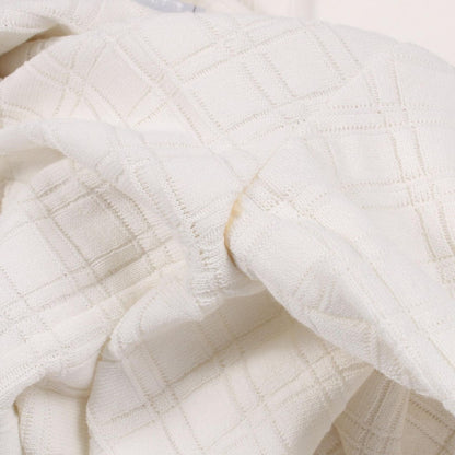Chanel Dress CC Logo Button Mini Tunic White Cotton Top — view 8