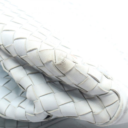Bottega Veneta Boston Bag Intrecciato Light Blue Leather — view 9