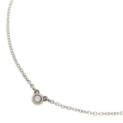 Tiffany & Co by the Yard Diamond Necklace Pendant Chain Silver