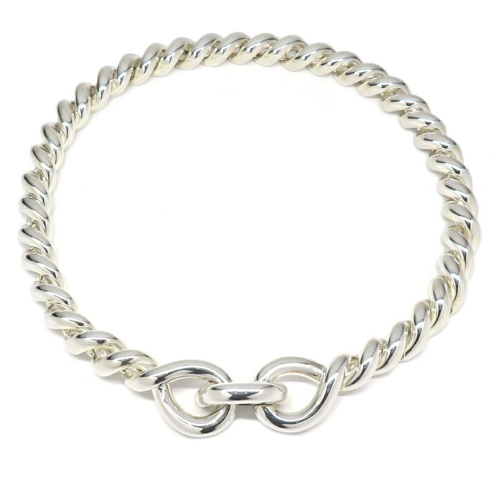 Hermes Necklace Torsade MM Silver
