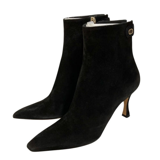 Dior Suede Ankle Boots Black