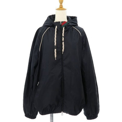 Gucci Zip Jacket Nylon Leather
