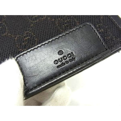 Gucci Wallet GG Canvas Black And Leather Bifold — view 2