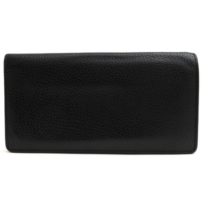 Louis Vuitton Long Wallet Men Leather Black Portefeuille — view 2
