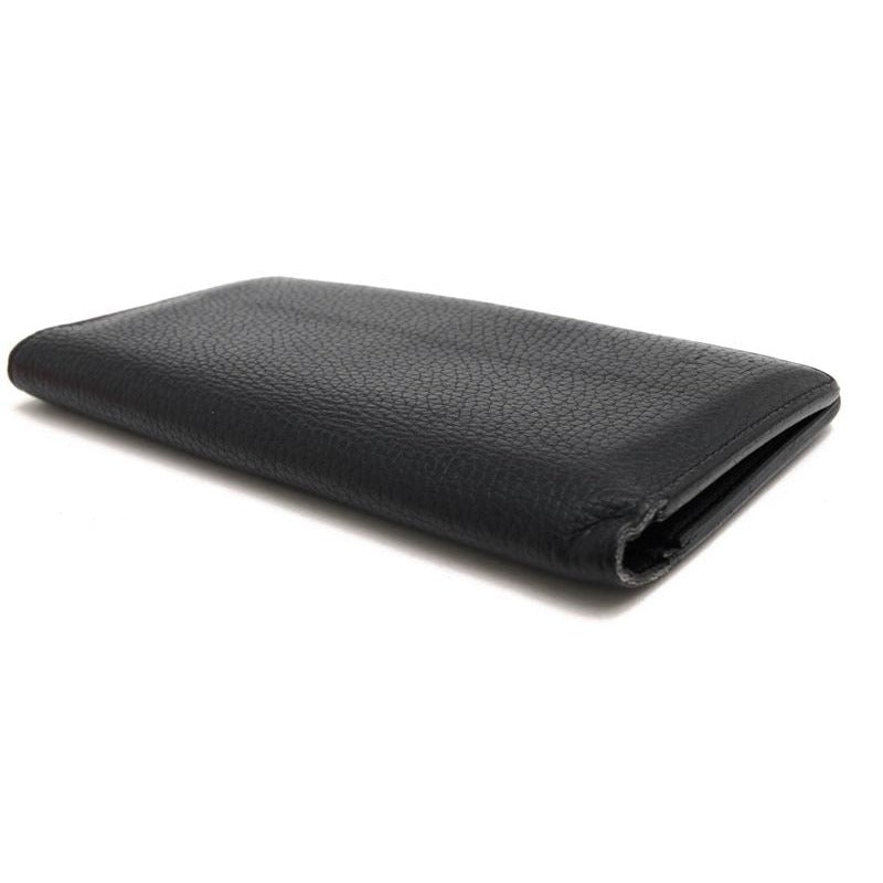 Louis Vuitton Long Wallet Men Leather Black Portefeuille — view 4