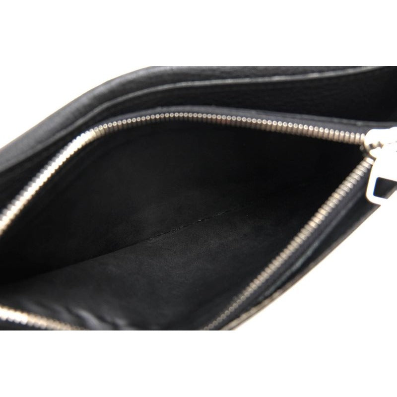Louis Vuitton Long Wallet Men Leather Black Portefeuille — view 8