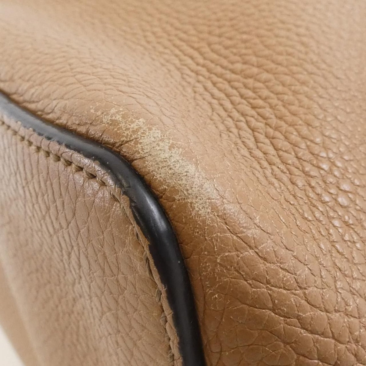 Gucci Shoulder Bag Leather Beige Rose — view 3