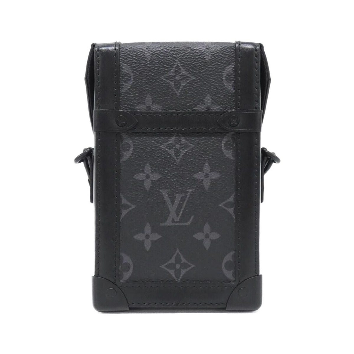 Louis Vuitton Monogram Eclipse Vertical Trunk Wearable Wallet Shoulder Bag — view 2