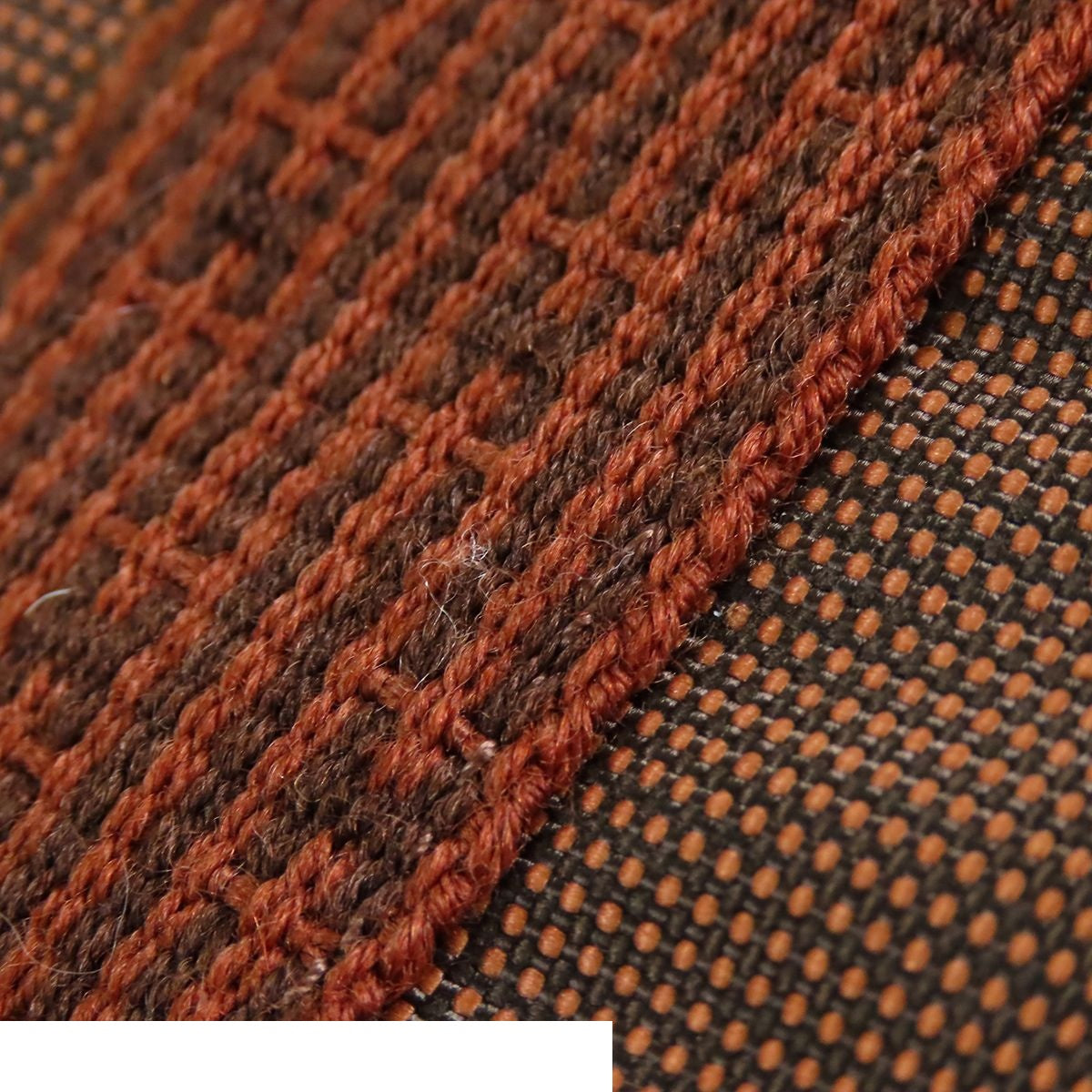Hermes Her Line Cabas Brown Polyester Polyamide Nylon Tote Bag — view 6
