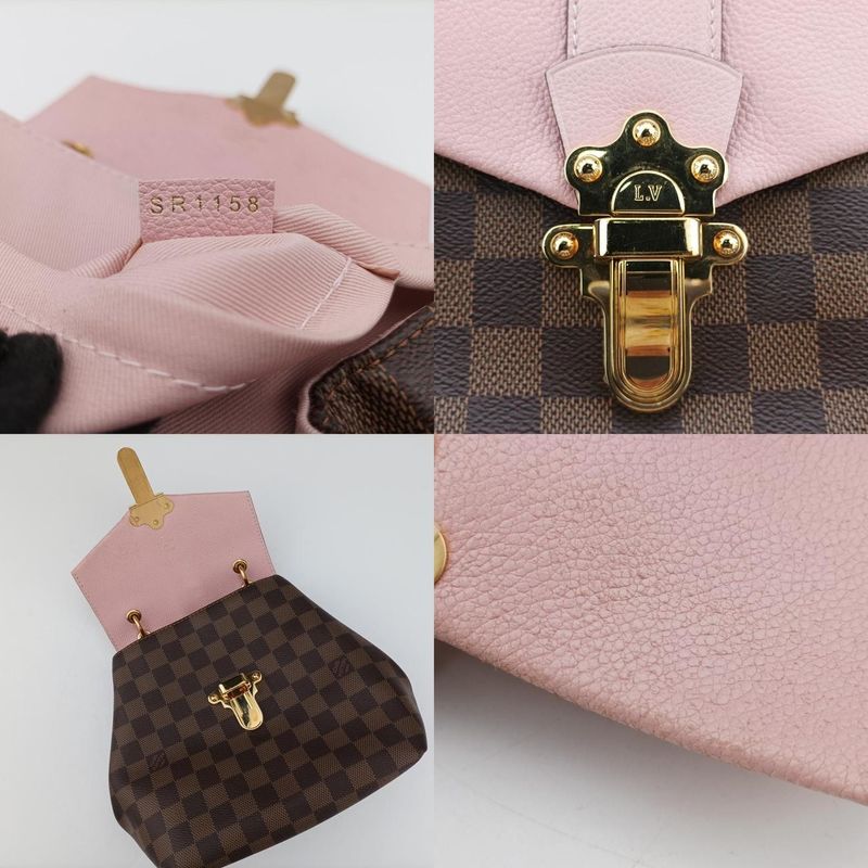 Louis Vuitton Daypack Clapton Ebène X Magnolia Monogram Canvas And Calfleather
