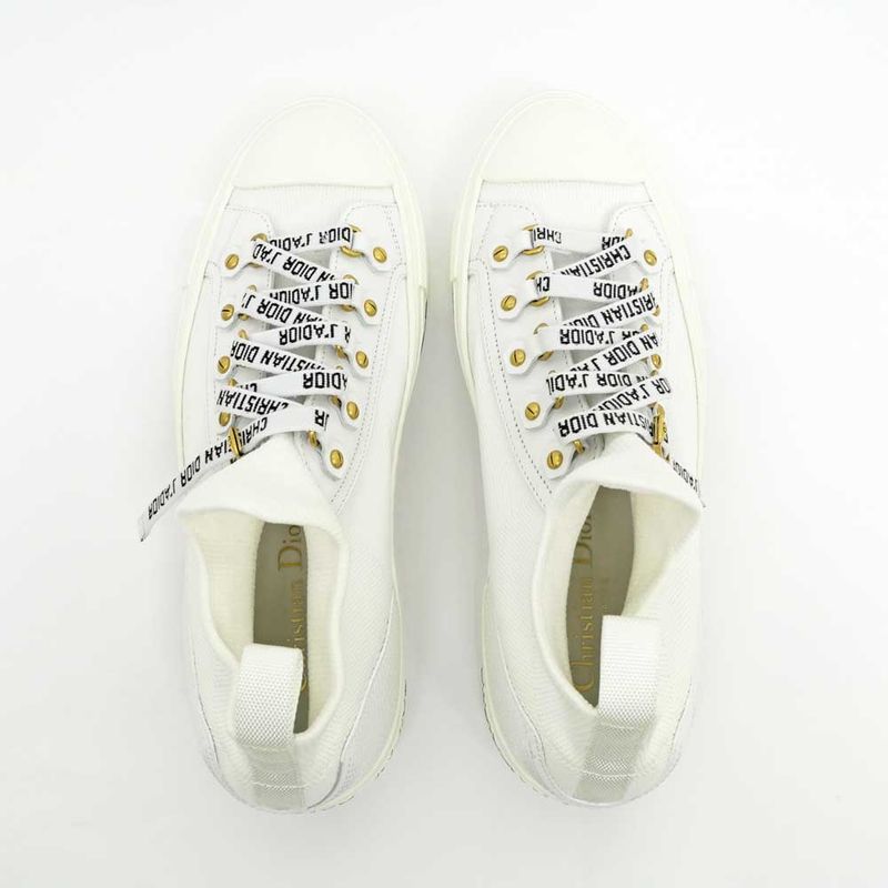 Dior Sneakers - Walk'n Dior White Size 38 Lace Logo Women's Shoes