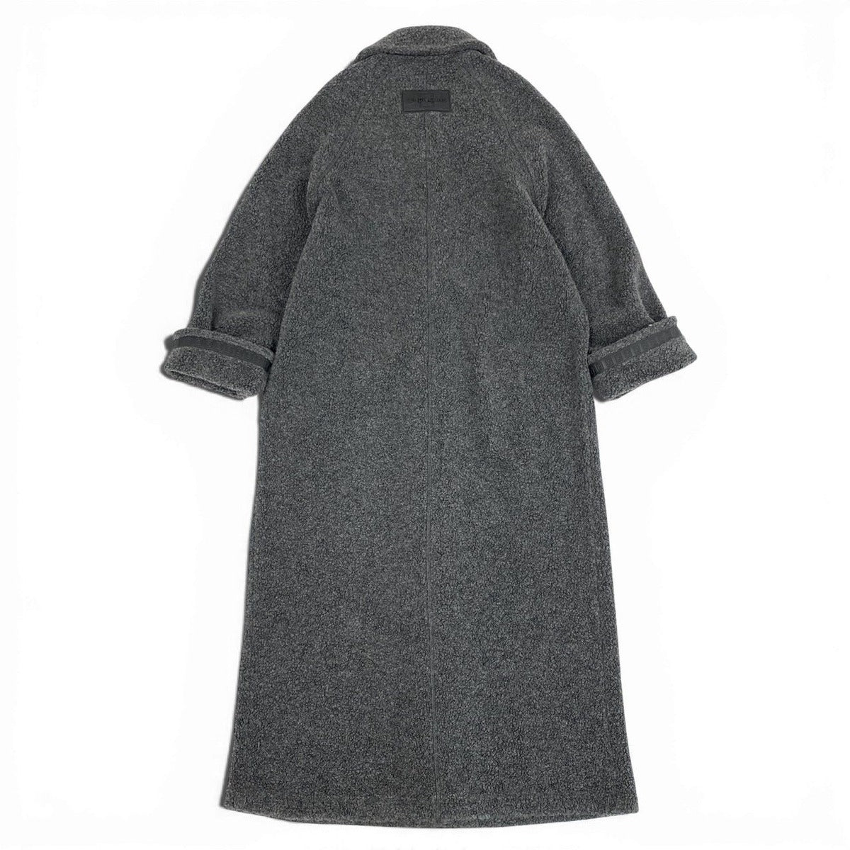 Fendi Vintage Jeans Karakuru Shearling Coat Long 42 — view 2