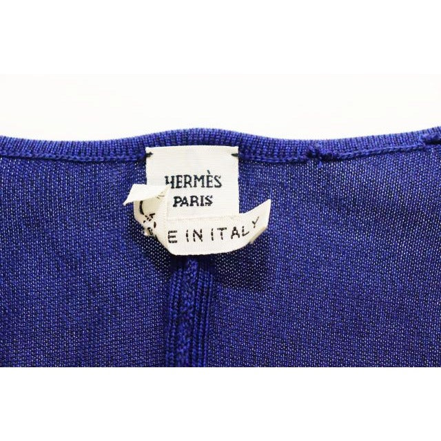 Hermes All in One Sleeveless Waist Belt Blue Aa — view 7