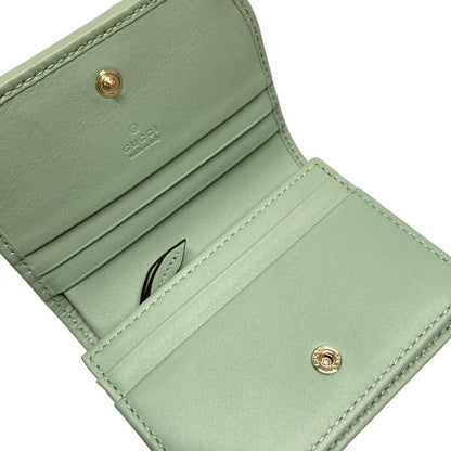 Gucci Bifold Wallet - 820692 Green Leather