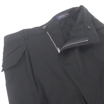Louis Vuitton LV Logo Embroidery Trousers Pants Black 38 — view 3