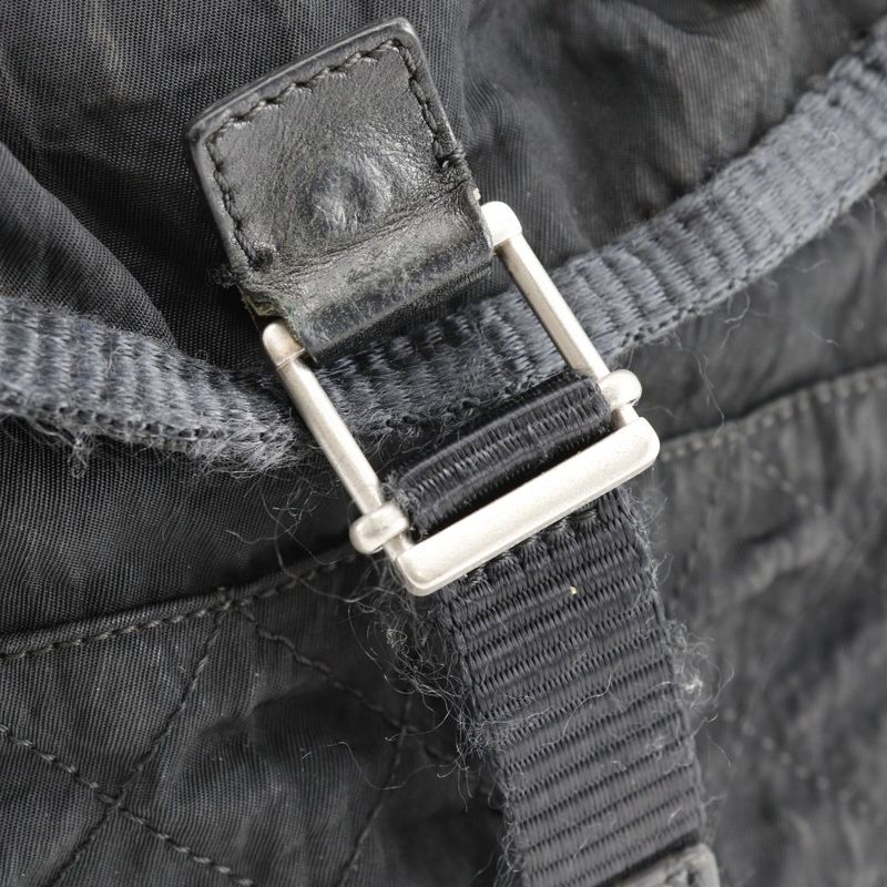 Chanel Sport Line Matelasse Nylon Black Ladies Shoulder Bag