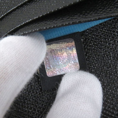 Bvlgari Leather Bvlgari Man Silver Hardware Long Wallet Black With Box Made In