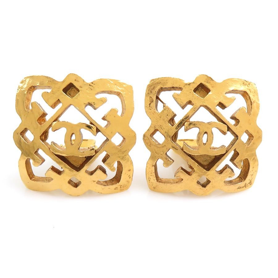 Chanel Earrings CC Logo