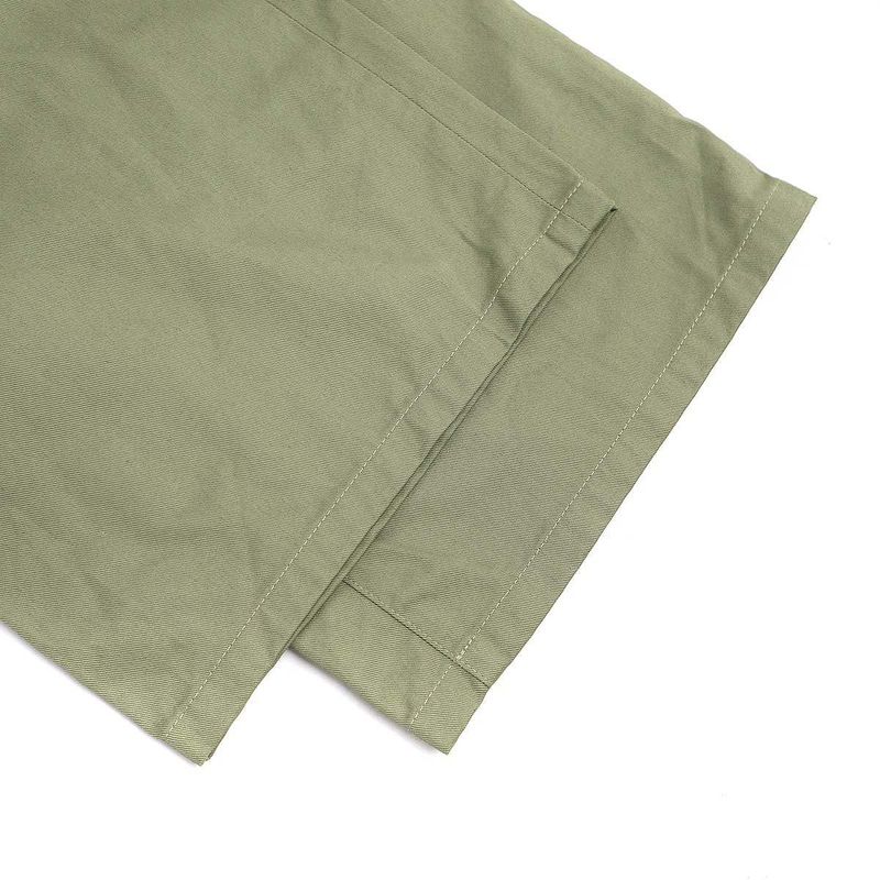 Loewe 24ss Logo Patch High Waist Pants S540y04xhi Olive 38