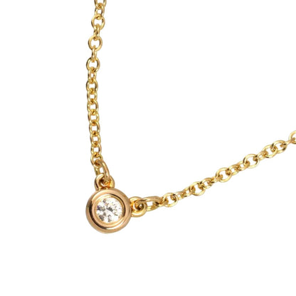 Tiffany & Co by the Yard Diamond Necklace 40 cm 18k PG Pink Gold