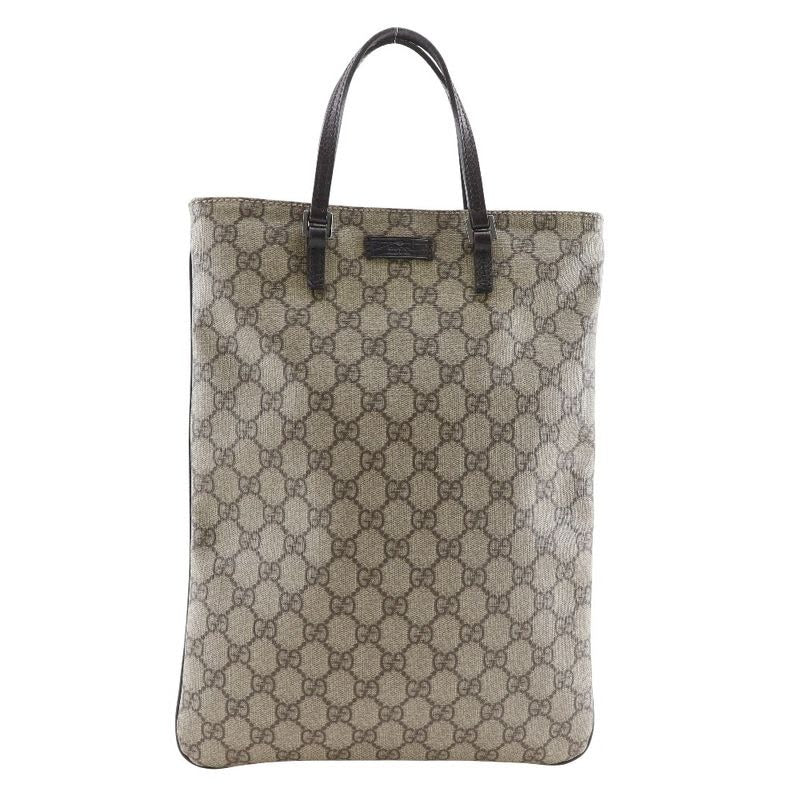Gucci Tote Bag GG Supreme Canvas Brown Unisex Handbag