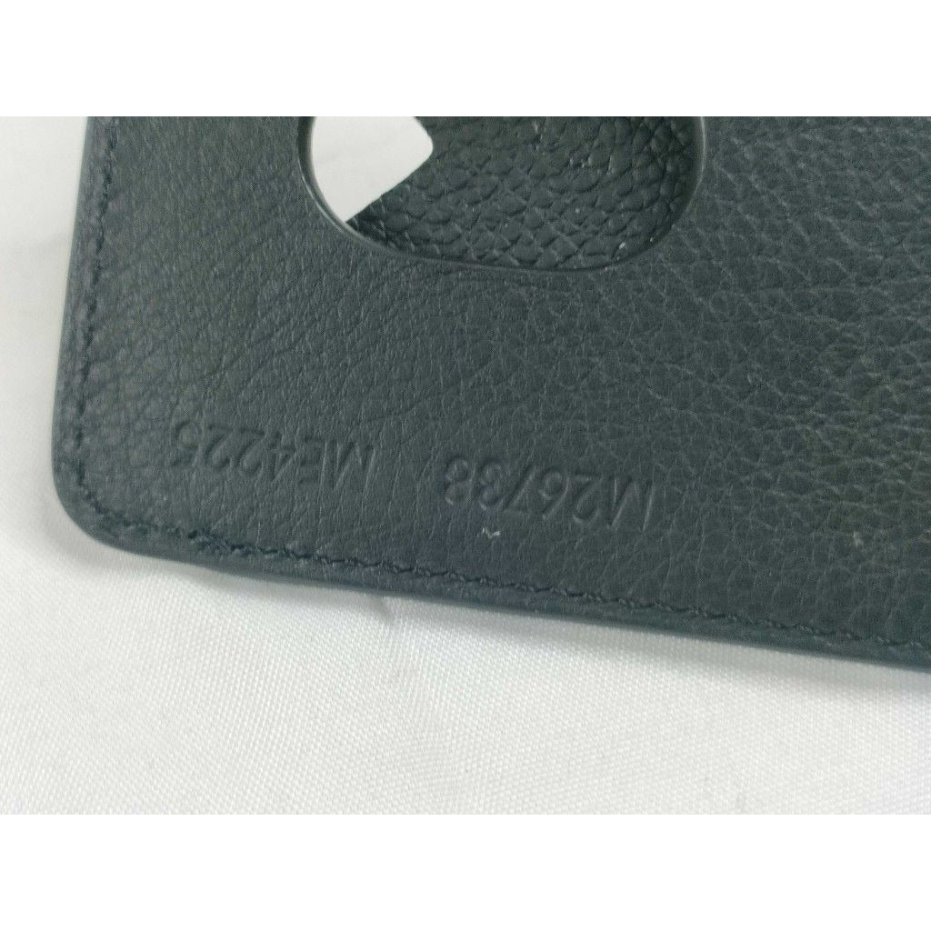 Louis Vuitton Card Case Holder Magnet Noir Black Monogram Shadow — view 4