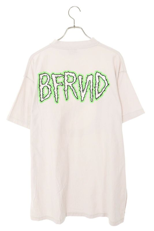 Balenciaga 24AW 787358 Tqvg8 Bfrnd Series Inside-out T-shirt Inside-out Music