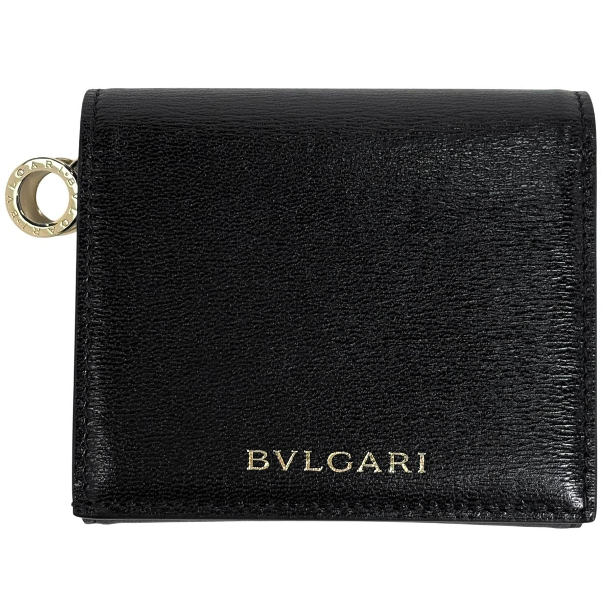 Bvlgari B-zero One Trifold Wallet Leather Black