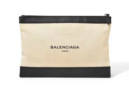 Balenciaga Clutch Bag Second Bag Balenciaga NAVY CLIP Navy Clip Pouch Canvas