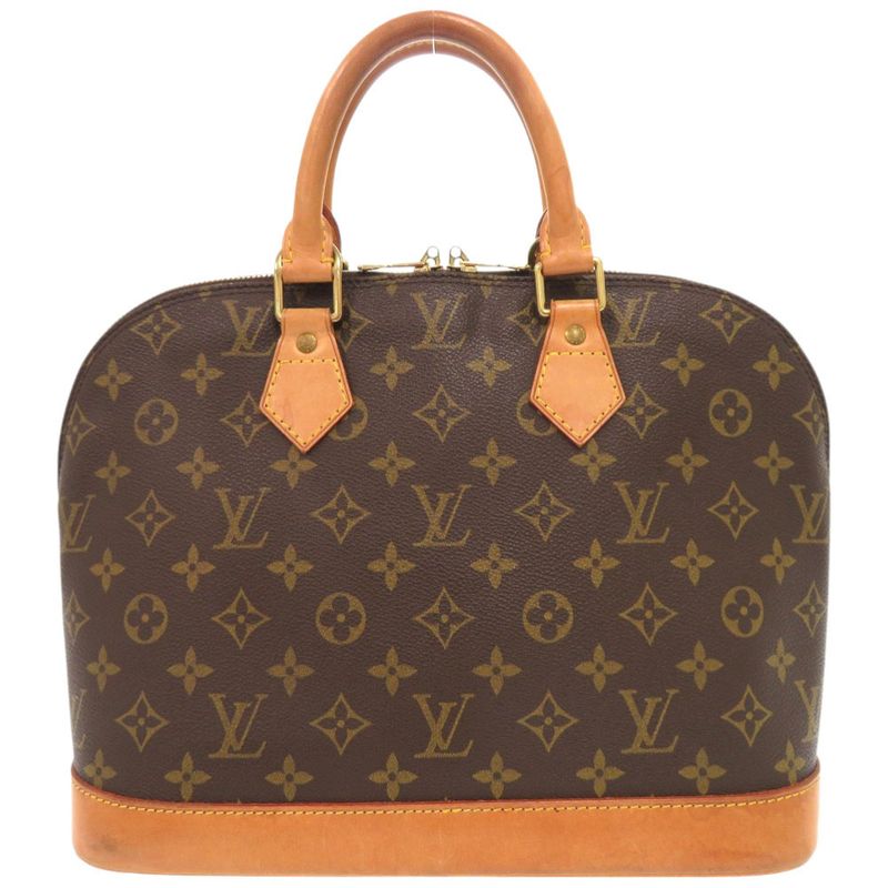 Louis Vuitton Alma Monogram M51130 Brown Handbag LV 0334 Louis Vuitton
