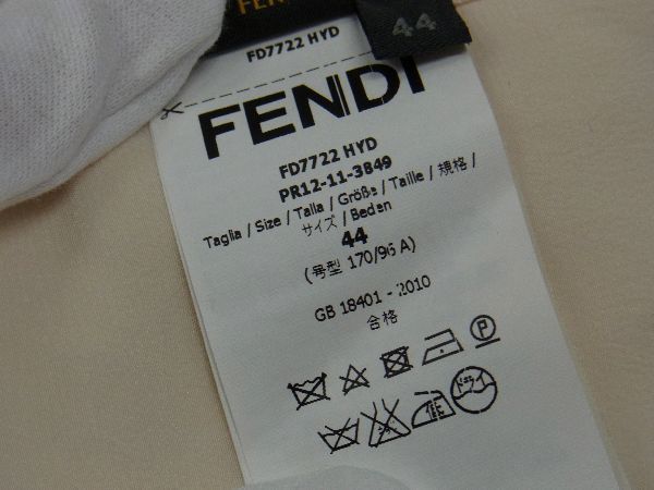 Fendi Rayon X Acetate X Polyurethane Short Sleeves Dress Size 44 Clothing