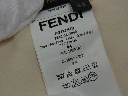 Fendi Rayon X Acetate X Polyurethane Short Sleeves Dress Size 44 Clothing