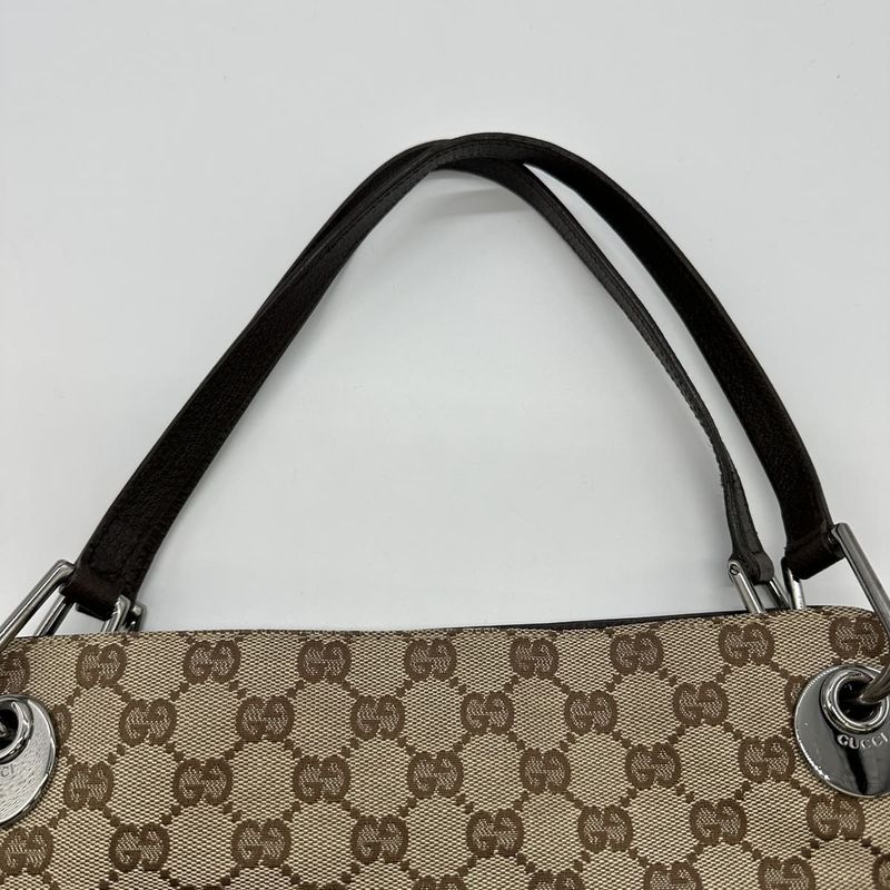 Gucci 121023 Tote Bag GG Canvas/leather Beige