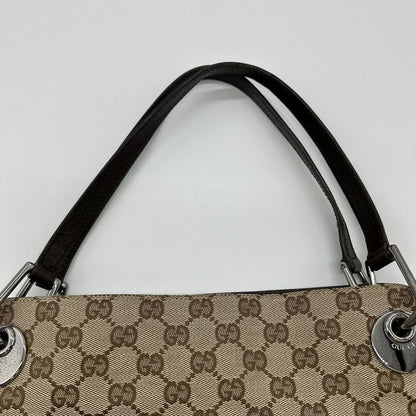 Gucci 121023 Tote Bag GG Canvas/leather Beige