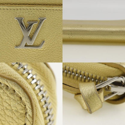 Louis Vuitton Zippy Lock Me Color M69058 Grain Calf Leather Gold Ub5109 Ladies