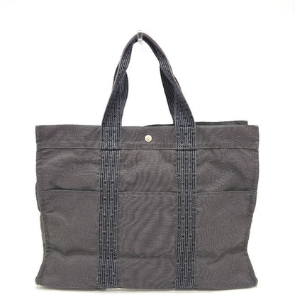 Hermes Tote Bag Her Line Herbag GM Yale Canvas Gray