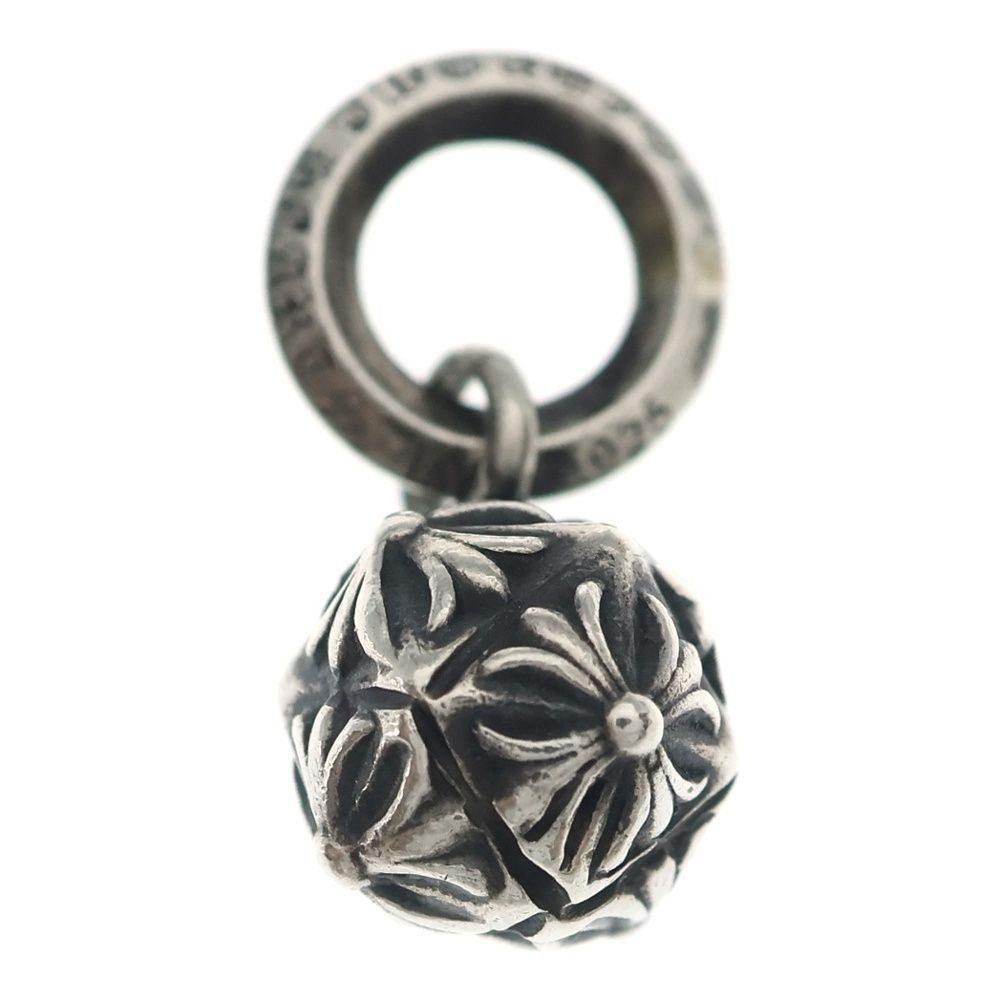 Chrome Hearts Pyramid Plus Ball Pendant Top Silver